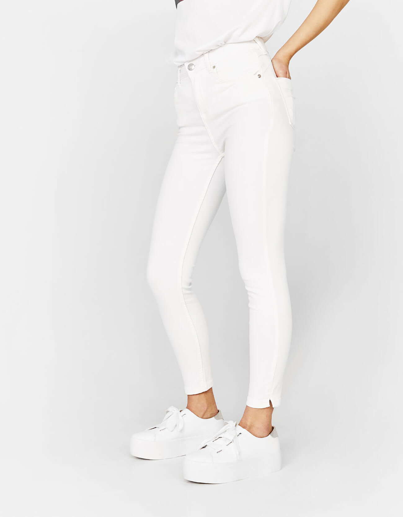 Skinny mid-rise trousers - Imagen 5