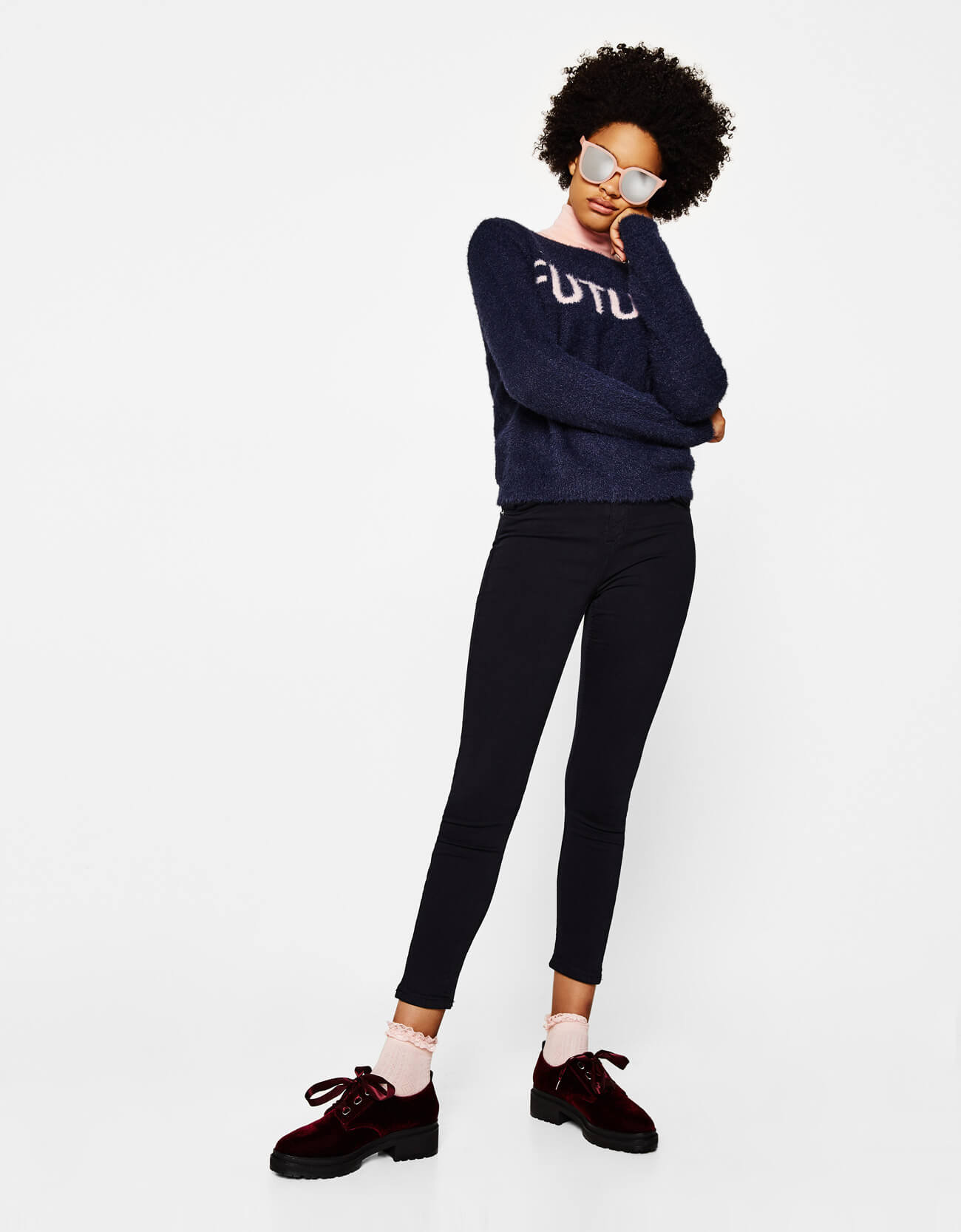 Skinny mid-rise trousers - Imagen 2