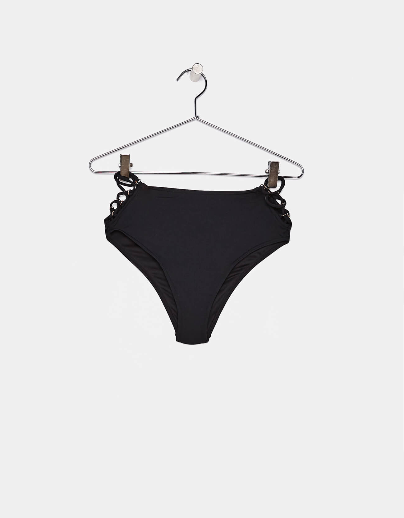 High-rise bikini bottoms with eyelets - Imagen 4